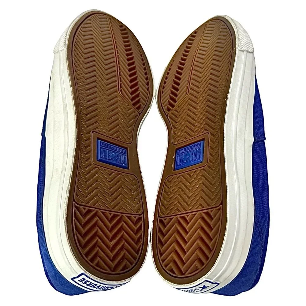 Converse Men’s Royal Blue Canvas Sneakers Size 12 M Classic Lace-Up Casual Shoes - Picture 4 of 11